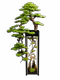 Artificial Welcoming Pine Tree for Home Entrance, Green Plant for Living Room, Fake Tree for Floor, Large Opening Decoration for Clubhouse and Hotel Entrance