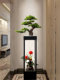 Simulated Welcoming Pine Tree Living Room Floor-Standing Ornament Fake Tree Bonsai Hotel Office Entrance Green Plant Decoration Opening Gift