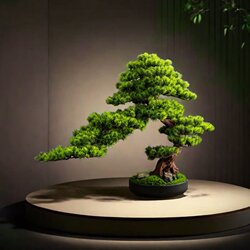 Chinese-Style Artificial Welcoming Pine Tabletop Bonsai Green Plant Entrance Decoration Plant Potted Plant Indoor Living Room Decoration Home Decor