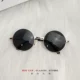 Gương tròn retro của Hoàng tử Gương đẹp bên kính râm nam tròn mặt đỏ với cùng một đoạn kính râm màu nâu gương nữ trẻ em