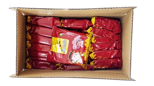 Henan Special Products Yuzhu Crispy Commander Ship Pepper Pepper Crispy Duck Flavor 62g*40 Сумка хрустящая лапша