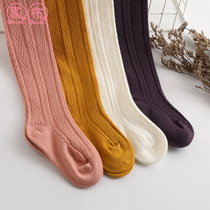 Girls pantyhose Spring and Autumn Baby Childrens Dance Socks White Tong Student Knitted Leggings Sockets