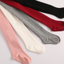 Girls pantyhose Spring and Autumn Childrens conjoined dance socks White student baby girl leggings