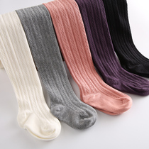 Girls pantyhose Spring and Autumn Childrens Dance Socks White Tong Girl Baby Girl Baby Seamless Pants Socks Thick