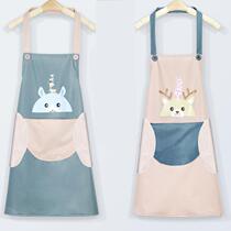 Creative Kitchen Supplies Utensils Small Department Store Practical Cute Adults Waterproof Oil & Oil Erasable apron Home Grand full