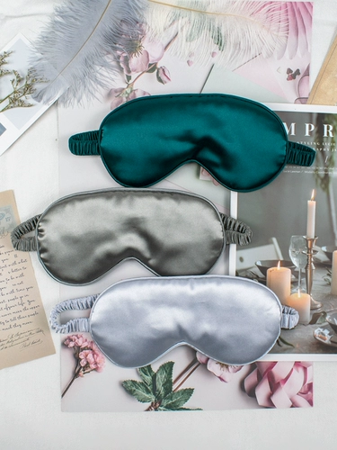 Шелковая повязка для глаз подходит для мужчин и женщин для путешествий для влюбленных, защита глаз