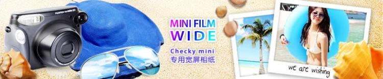máy ảnh Fuji Polaroid 5 inch giấy rộng instax 300 210 200 phim năm inch rộng mép trắng - Phụ kiện máy quay phim instax mini 40