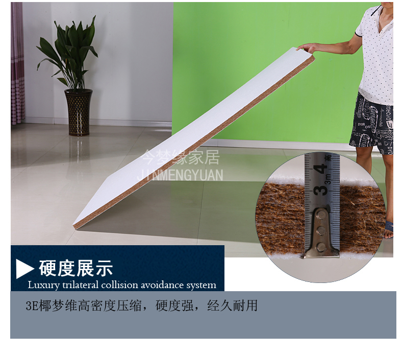 dừa tự nhiên cọ cọ Hannes J 80 160 * 200cm sofa đệm nệm có thể được tùy chỉnh gấp bản vẽ - Nệm đệm giường