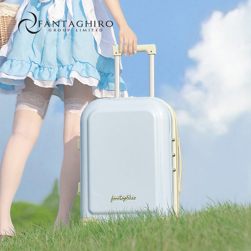 High-value retro suitcase, cute small suitcase for women, student luggage, 20-inch popular carry-on luggage with combination lock.