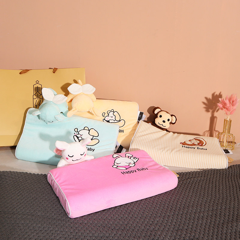 Thai Natural Child Latex Pillow Help Sleep Baby Elementary School Kids Kindergarten Special Season Universal 3-6