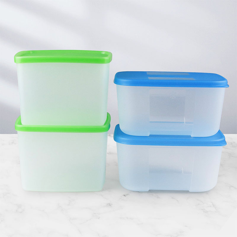 Special 100 Hui Daily Fresh Refrigerated Frozen Preservation Box 4 Pieces Square Box 0 100 8L 0 7L Refrigerator Sealed Box Fruit Box