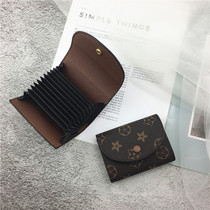 Custom advanced organ card package retro European and American multi-blocking documents sleeve Mini small card bag 100 hitch card holder