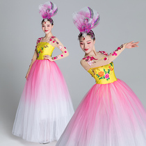 Opening dance Grand Pendulum Skirt Woman 2019 The new middle-length companion dance adult big chorus out to serve modern dance costumes