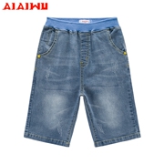 Ái Ái nhà trai Loose Jeans hè Slim Kids 100 Casual Sevens Pants 2019 New KIST04.