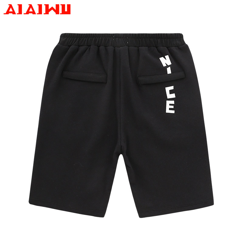 Ái Ái nhà trai Bảy Point Casual Quần bó sát Summer Kids Knitted nghi quần Tide KIST14.