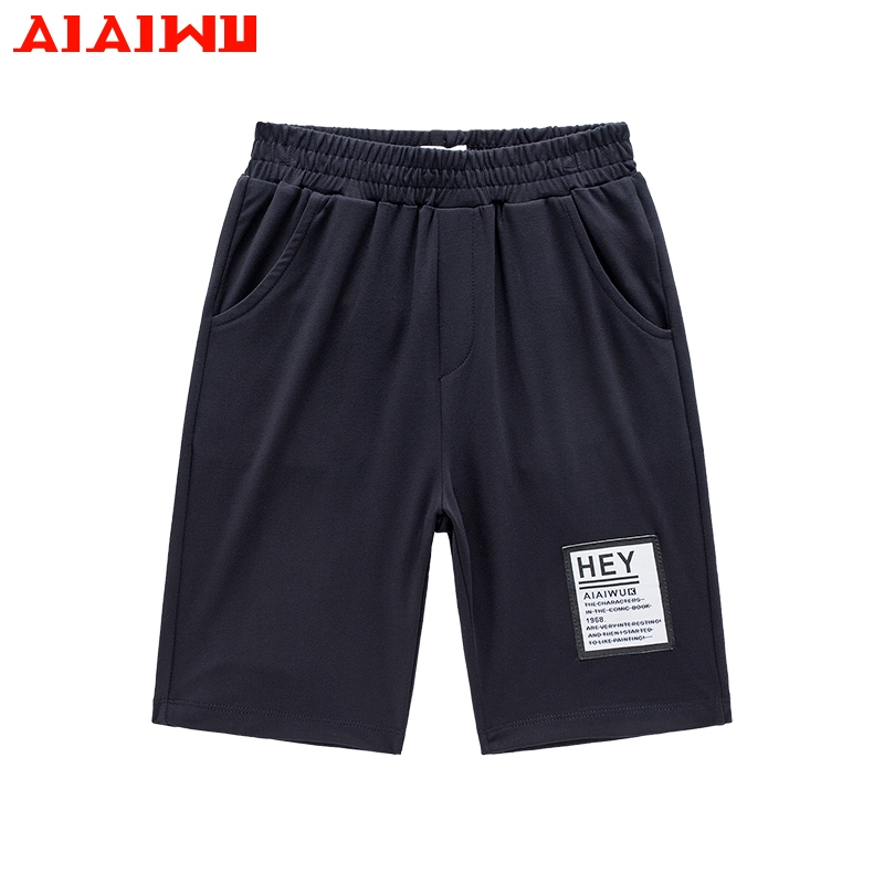 Ái Ái nhà trai Five-Point quần Kids trai Loose Pants Trong Big Kids Summer Thin 2019 New KIST13.