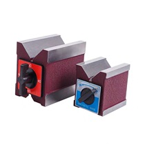 Magnetic new triangular table V-shaped pedestal square measuring square box Wire cutting magnet detection processing capacity is large and favorable