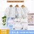 Bộ quà tặng cotton cho bé sơ sinh 0-3 tháng 6 bộ quần áo mùa xuân và mùa thu vừa đủ quà tặng cho bé hộp quà sơ sinh 10 chi tiết Bộ quà tặng em bé