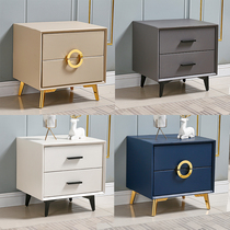 Nightstand Nordic light luxury simple modern small ins wind solid wood bedside cabinet customization