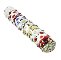 Fairy stick crystal penis sexy glass masturbation stick tail device backyard massage pull bead anal plug adult sm
