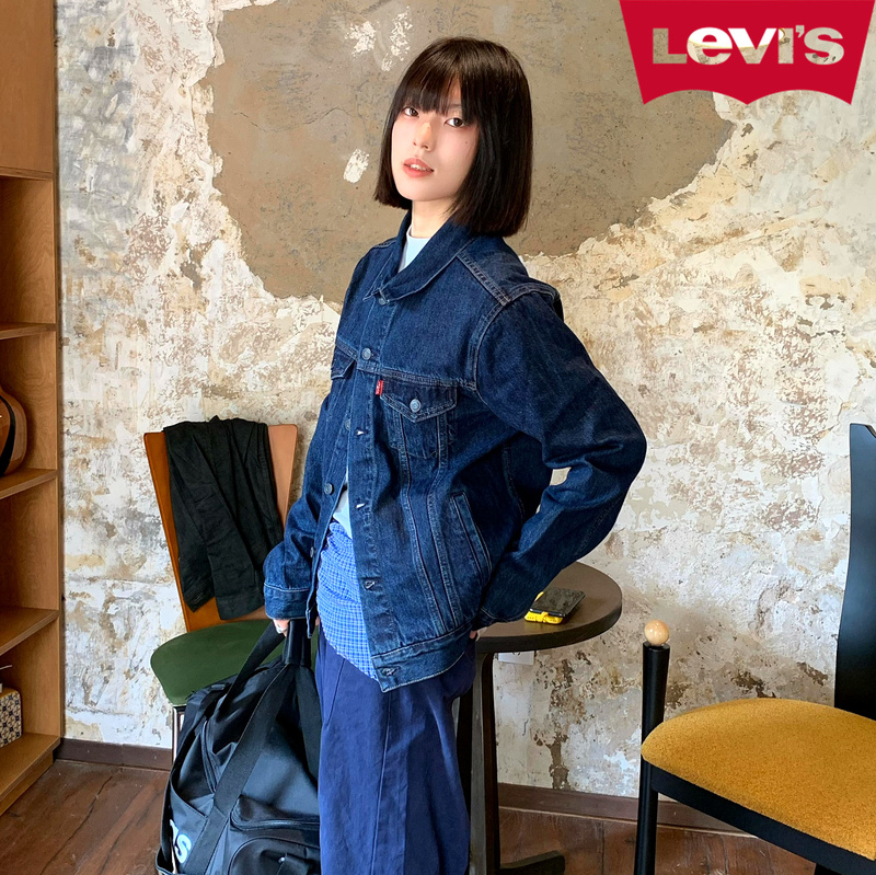 Levis Women's Classic Type-3 Denim Jacket Original Color Spring Short Jacket 72334-0147 Levis Women's Classic Type-3 Denim Jacket Original Color Spring Short Jacket 72334-0147