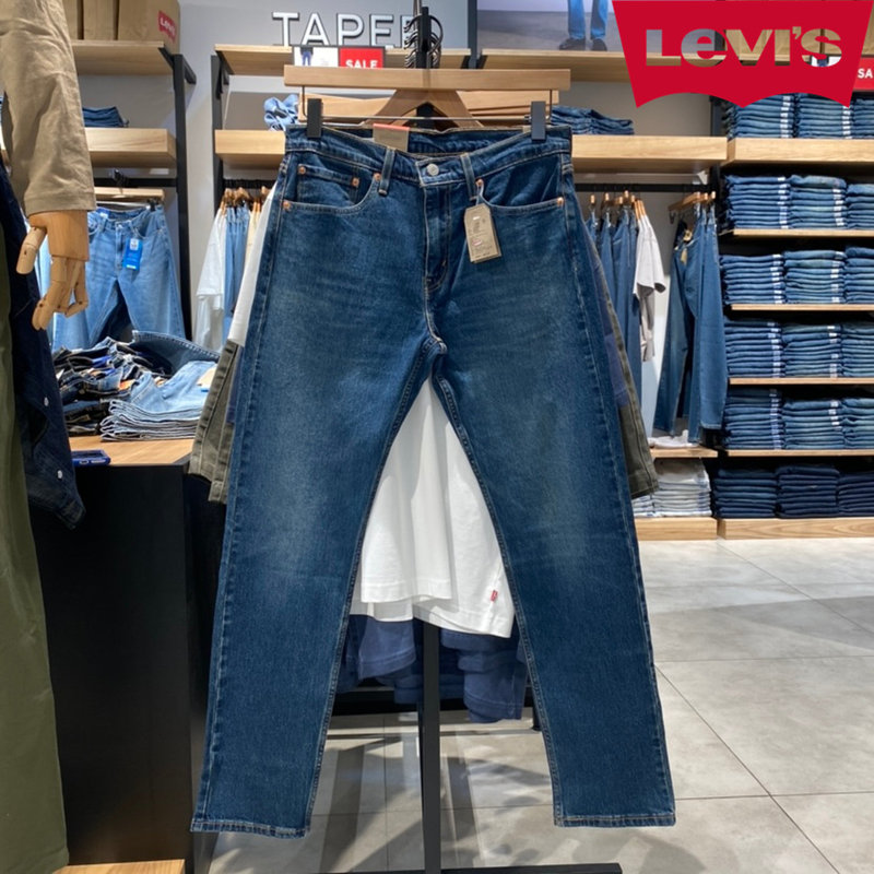 Levis502 Four-Season Mid-Low-Waist Loose Tapered Blue Jeans 29507-1623