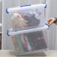 Hengda multifunctional storage box transparent plastic box storage box organizer toy box ກ່ອງເກັບຮັກສາຂະຫນາດໃຫຍ່ພິເສດລົດ