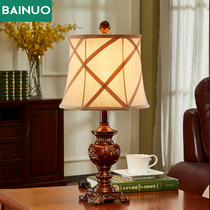 Desk lamp bedroom bedside table lamp American pastoral living room Jane European style home warm retro personality creative small table lamp