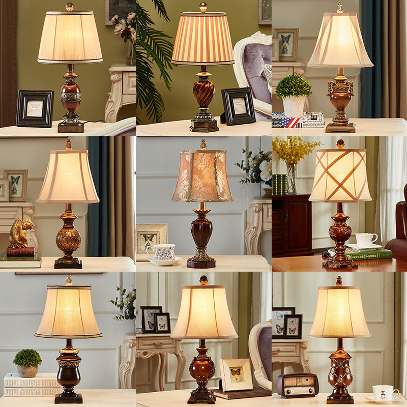 Eurostyle small table light bedroom bunk bed head cabinet American retro living room Book room Country Creative cozy Home Nordic Decoration