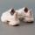 Кроссовки Adidas из натуральной кожи, женская обувь, лето 2025, новинка, розовая дышащая спортивная обувь из сетки, повседневная обувь mini 3