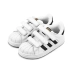 Adidas adidas clover giày bé SUPERST Velcro giày trắng đầu BZ0418 - Giày dép trẻ em / Giầy trẻ