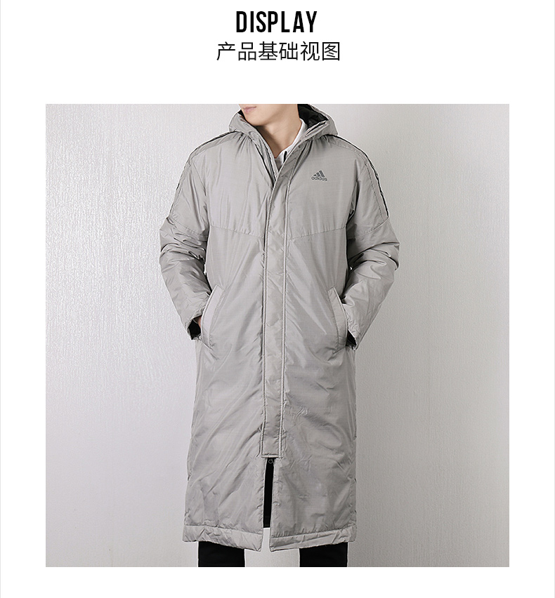Adidas nam 2018 mùa thu và mùa đông mới dài cotton phù hợp với áo gió thể thao ấm áp giản dị CZ0622 áo phao lông vũ
