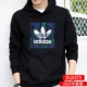 Adidas clover nam 2019 mùa xuân mới thể thao giản dị áo len trùm đầu áo thun DX3614 - Thể thao lông cừu / jumper