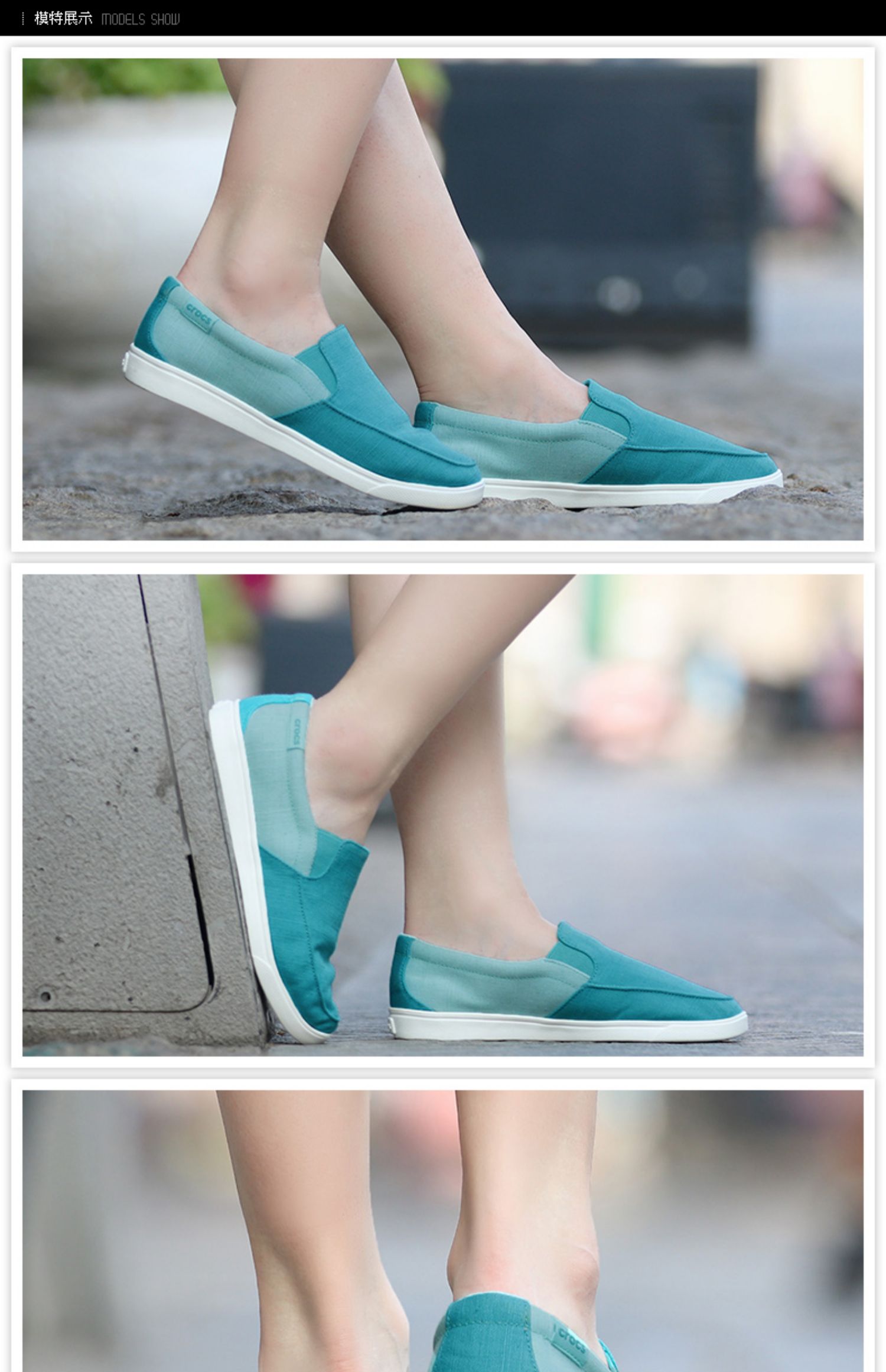 Crocs card Giày nữ Luo Chi 2019 mới thể thao ngoài trời và phụ nữ giải trí sẽ đi giày vải 204929 - Plimsolls giày thể thao nữ giá rẻ