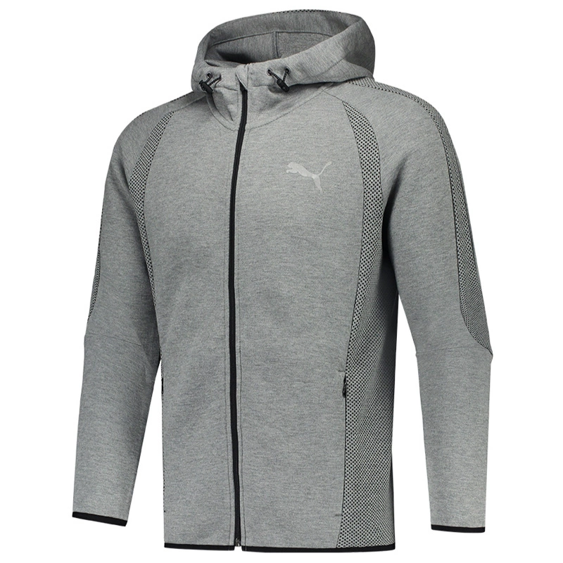 Puma 2018 mùa thu mới thể thao áo len giản dị trùm đầu áo khoác chống gió 594608-