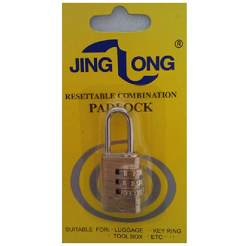 All copper three four digit code lock gym code lock anti-theft wardrobe lock cartoon mini lock