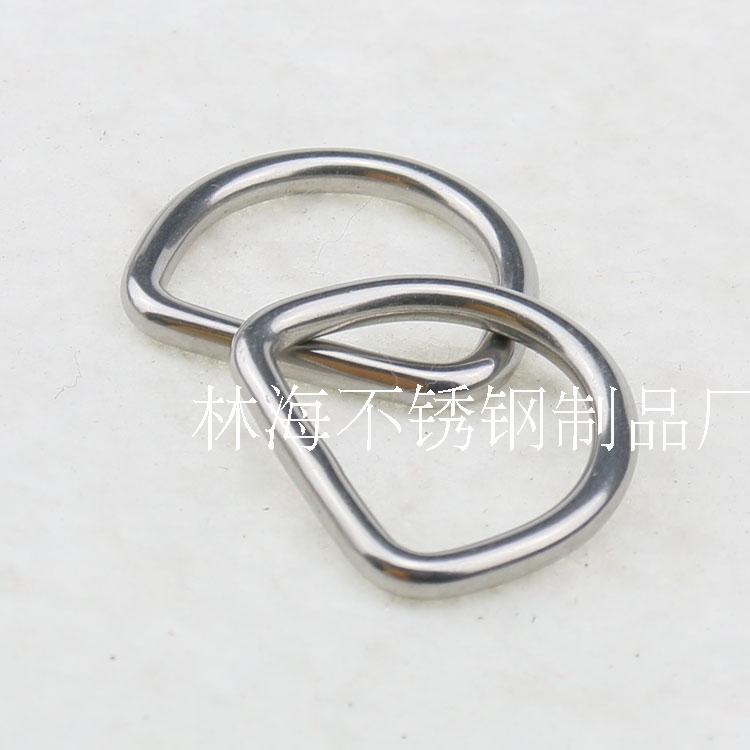 Stainless Steel D Buckle Hardware Luggage Accessories D Ring Half Ring D Buckle D Buckle D Ring Textile Belt Accessories