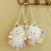 Childrens backpacks for travel 2022 new internet red Little sheep paparazzi cute plush toys for childrens holidays