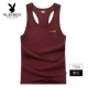 Playboy Slim-type Từ nam giới đáy quần bó sát thể thao Cotton Hurdle Cotton thoáng khí mùa hè - Áo vest cotton áo ba lỗ nam form rộng
