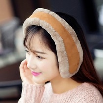 Korean version of earmuffs for men and women in winter to keep warm and cold-proof plus velvet earmuffs bib dual-use couple earmuffs can be folded in winter