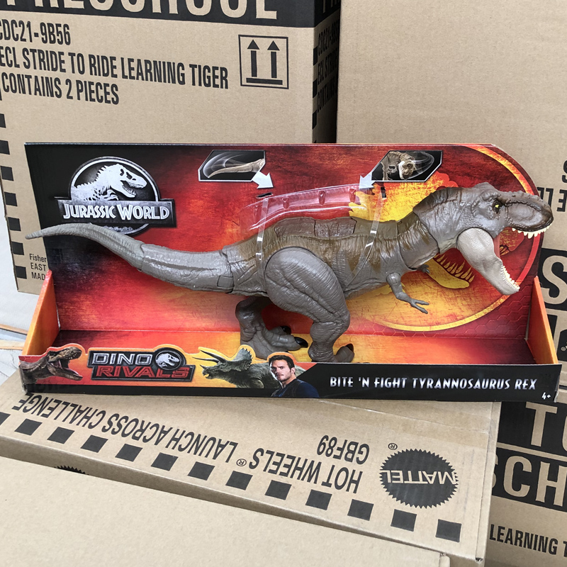 Mattel Jurassic World 2 Movie Dinosaurs Thể thao Tyrannosaurus GCT91 Đồ chơi cho bé trai - Đồ chơi gia đình bộ xếp hình