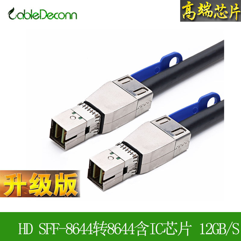 2 m external Mini sas High Density SFF-8644 turns 8644 server line up version
