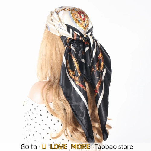 2025 Женщины женщины роскошные модные волосы красивая шарф