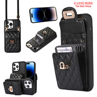 IPhone15 Cross-Body Phone Case New Apple 14 ORGAN CARD Mobile Phone Holster Small Fragrance Cover