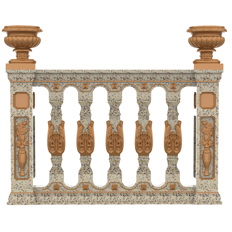 Cement Roman column mold cast-in-place flower bottle column Balcony fence pole guardrail handrail European-style villa factory direct sales