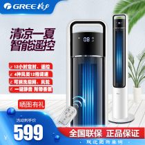 Gree Tower fan electric fan DC inverter household floor fan intelligent remote control bladeless fan FLZ-09X63Bg