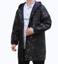 Large hanging increase in autumn and winter warmth plus velvet thickened adult overalls overalls overalls long sleeve apron men and women camouflage women