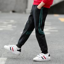 Toilly boys trousers plus velvet childrens sweatpants childrens boys spring and autumn thin velvet integrated velvet tide