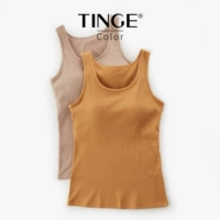 TINGE warm Slim Subra chà nhám dày mùa thu và đồ lót nhiệt mùa đông không có vòng thép với áo lót ngực chạm đáy nữ áo lót cho con bú