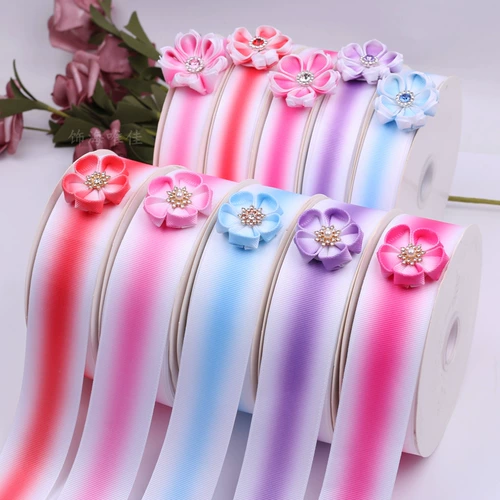 5 -Сайр монохромный градиент три верхних ребра с напечатанными с ручной ручной ручной работы в древние стильные аксессуары для волос материалы